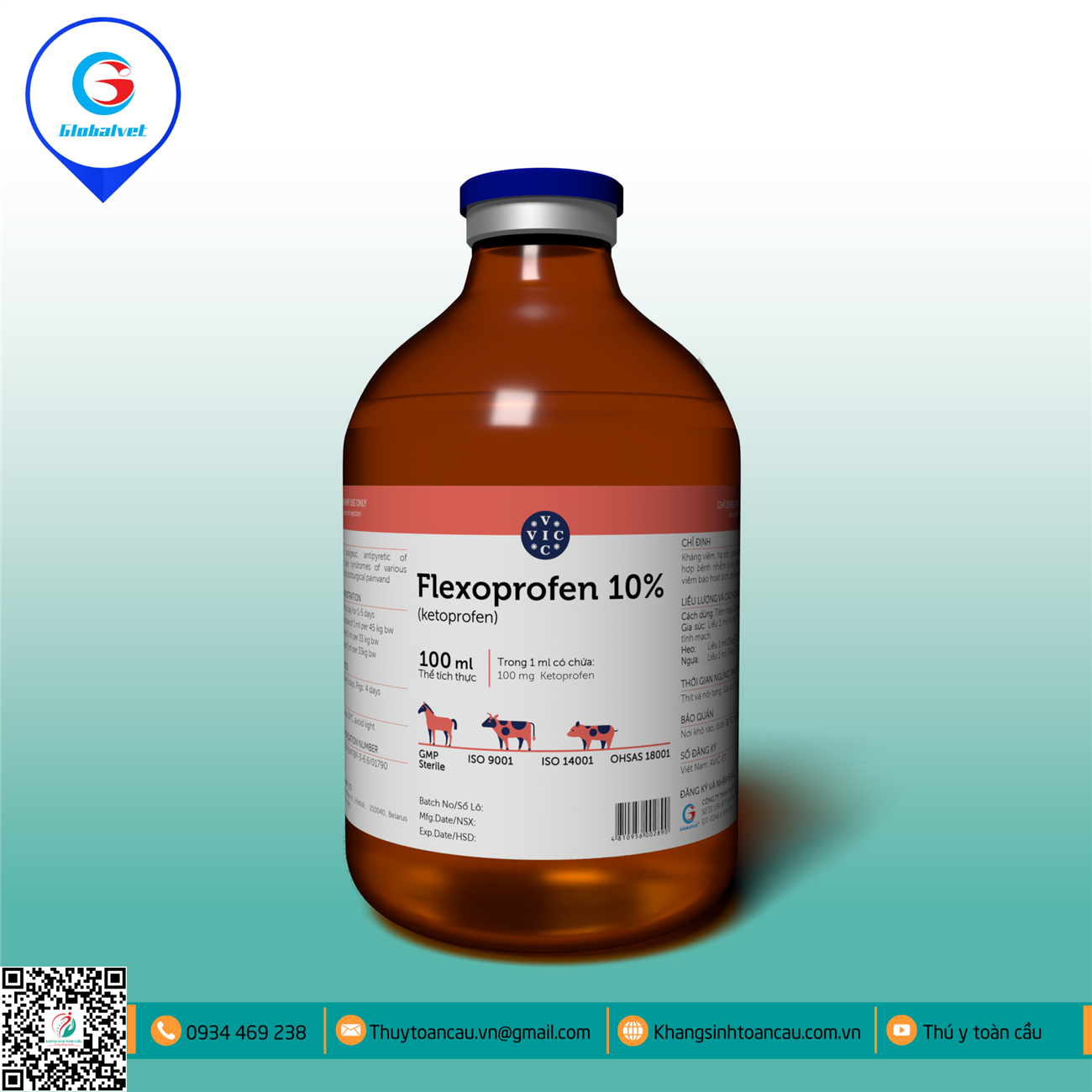 KETOPROFEN 10% - FLEXOPROFEN (HẠ SỐT, KHÁNG VIÊM, GIẢM ĐAU)