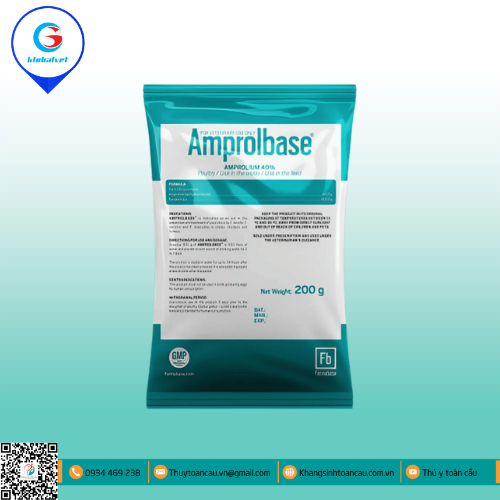 AMPROLBASE ĐẶC TRỊ CẦU TRÙNG