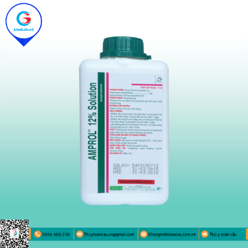 AMPROL 12% SOLUTION ĐẶC TRỊ CẦU TRÙNG