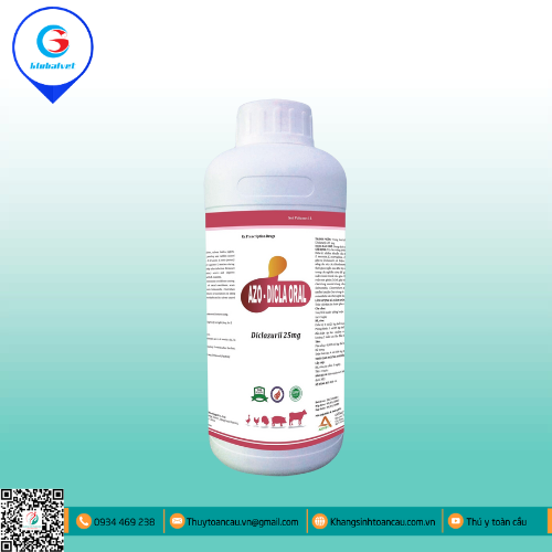 AZO-DICLA ORAL ĐẶC TRỊ CẦU TRÙNG TRÊN VẬT NUÔI