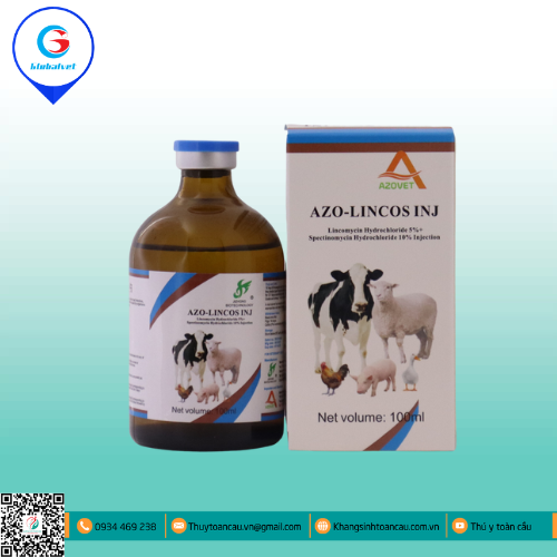 AZO-LINCOS INJ ĐẶC TRỊ BỆNH ĐƯỜNG HÔ HẤP 