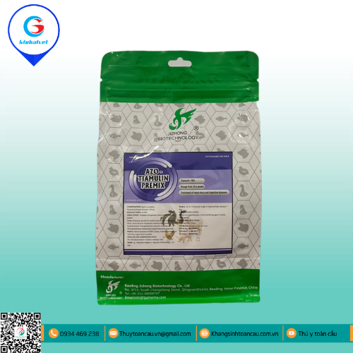 AZO-TIAMULIN PREMIX ĐẶC TRỊ BỆNH ĐƯỜNG HÔ HẤP