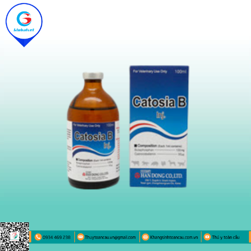 CATOSIA B INJ KÍCH THÍCH TĂNG TRƯỞNG, TĂNG SỨC ĐỀ KHÁNG
