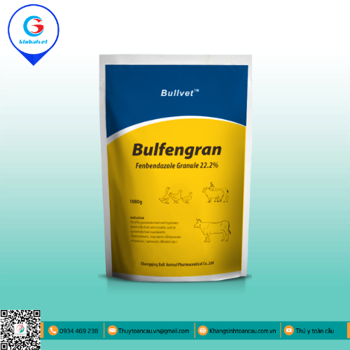 BULFENGRAN ĐẶC TRỊ GIUN SÁN TRÊN VẬT NUÔI