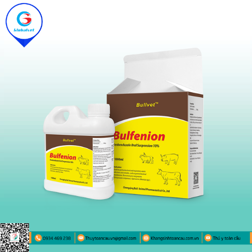 BULFENION ĐẶC TRỊ GIUN SÁN TRÊN VẬT NUÔI