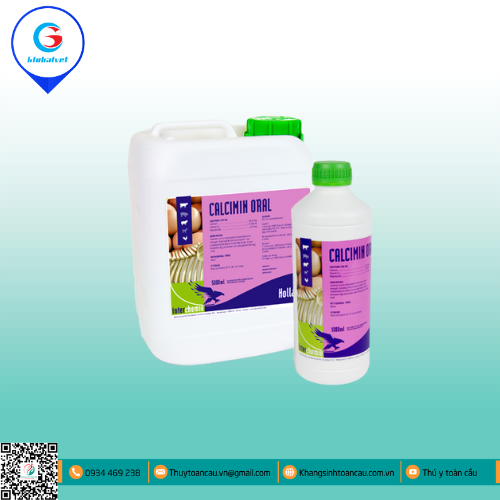 CALCIMIN ORAL BỔ SUNG CANXI CHO VẬT NUÔI