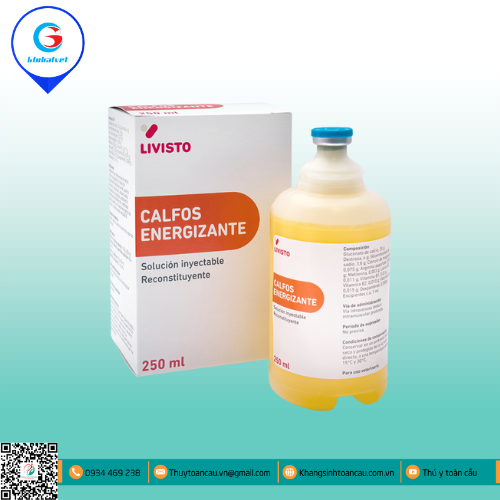 CALFOS ENERGIZANTE BỔ SUNG CANXI CHO VẬT NUÔI