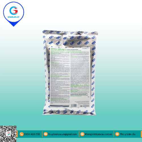 CENDOX 500 ĐẶC TRỊ BỆNH ĐƯỜNG HÔ HẤP