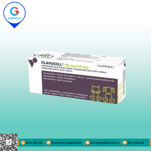 CLAVUCILL 40 mg/ 10 mg