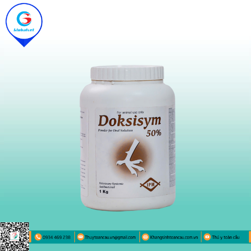 DOKSISYM 50% ĐẶC TRỊ BỆNH ĐƯỜNG HÔ HẤP