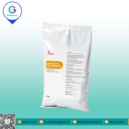 DOXICICLINA 500 GANADEXIL ĐẶC TRỊ BỆNH ĐƯỜNG HÔ HẤP TRÊN GIA CẦM