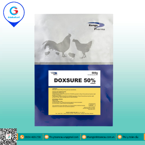 DOXSURE 50% ĐẶC TRỊ BỆNH ĐƯỜNG HÔ HẤP