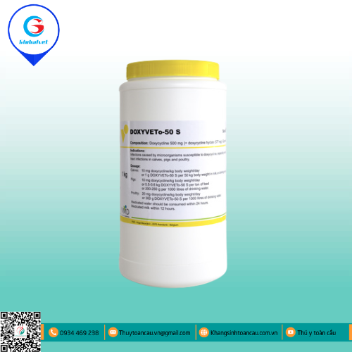 DOXYVETO- 50 S ĐẶC TRỊ BỆNH ĐƯỜNG HÔ HẤP