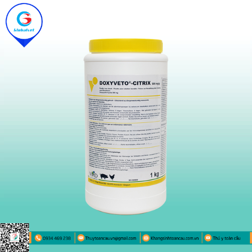 DOXYVETO CITRIX ĐẶC TRỊ BỆNH ĐƯỜNG HÔ HẤP