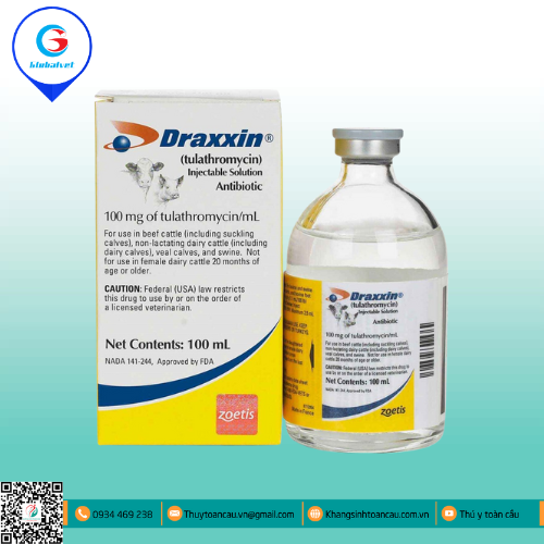 DRAXXIN  ĐẶC TRỊ HÔ HẤP TRÂU BÒ