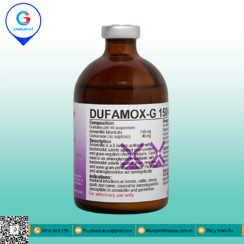 DUFAMOX-G 150/40 INJ 