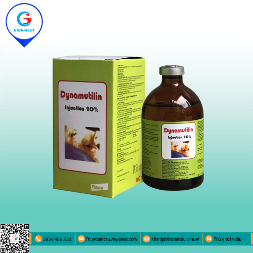 DYNAMUTILIN INJECTION 20% ĐẶC TRỊ BỆNH VIÊM PHỔI