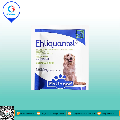 EHLIQUANTEL TẨY GIUN CHO CHÓ