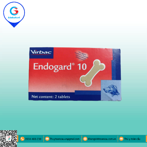ENDOGARD 10 ĐẶC TRỊ KÝ SINH TRÙNG TRÊN THÚ CƯNG