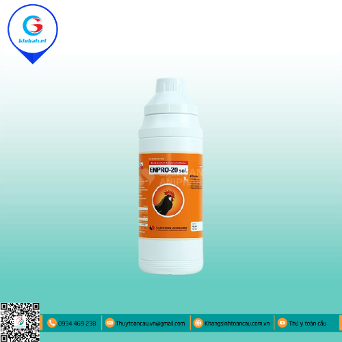 ENPRO SOL ĐẶC TRỊ BỆNH ĐƯỜNG TIÊU HÓA TRÊN GIA CẦM