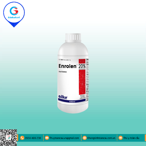 ENROLEN 20%  ĐẶC TRỊ BỆNH ĐƯỜNG TIÊU HÓA TRÊN GIA CẦM