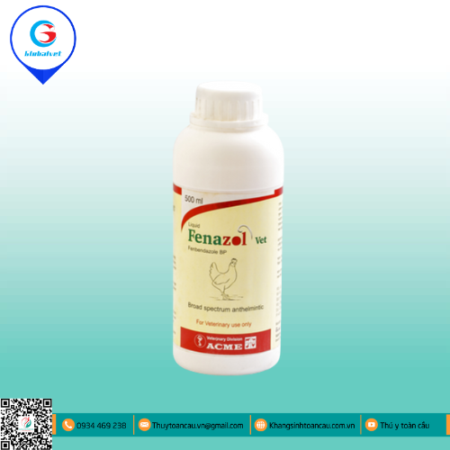 FENAZOL VET ĐẶC TRỊ GIUN SÁN TRÊN VẬT NUÔI