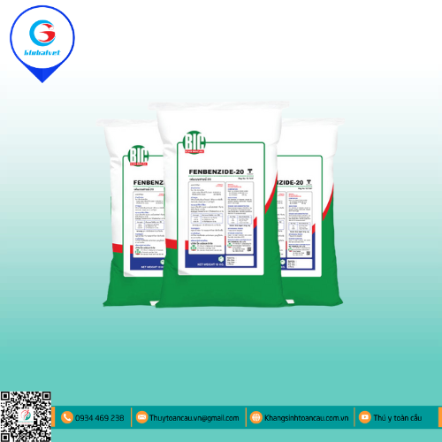 FENBENZIDE-20 ĐẶC TRỊ GIUN SÁN TRÊN VẬT NUÔI