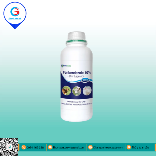 FENBENZOL 10% ORAL SUSPENSION ĐẶC TRỊ GIUN SÁN TRÊN VẬT NUÔI