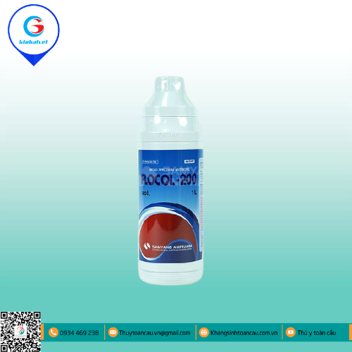 FLOCOL-200 SOL ĐẶC TRỊ BỆNH ĐƯỜNG HÔ HẤP TIÊU HÓA