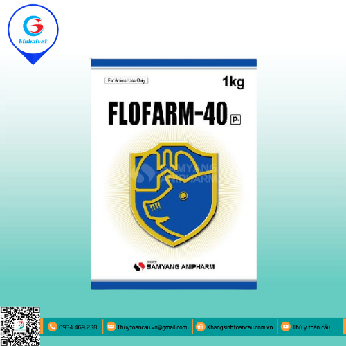 FLOFARM-40 ĐẶC TRỊ BỆNH VIÊM PHỔI TRÊN HEO