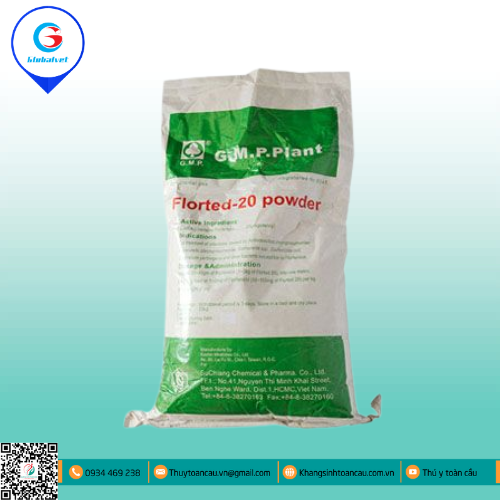 FLORTED 20 POWDER® PHÒNG VÀ ĐIỀU TRỊ BỆNH HÔ HẤP, TIÊU HÓA