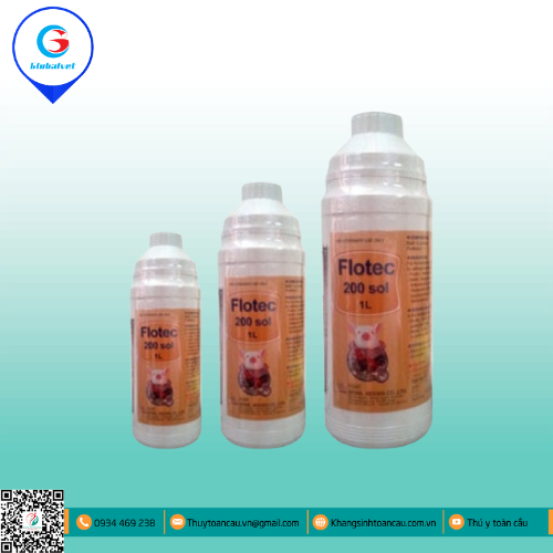 FLOTEC 200 SOL ĐẶC TRỊ BỆNH ĐƯỜNG HÔ HẤP TIÊU HÓA