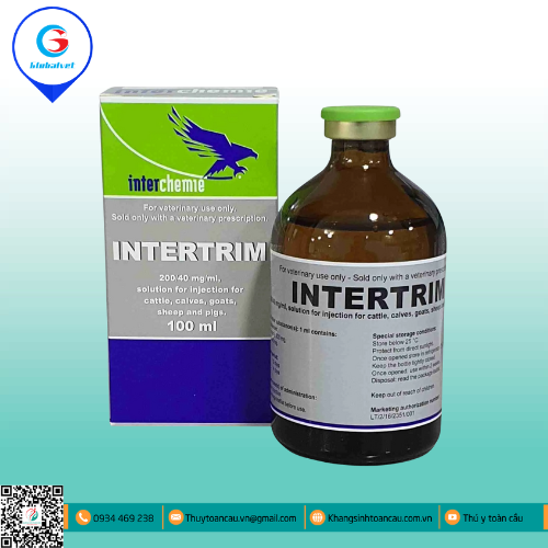 INTERTRIM ĐIỀU TRỊ NHIỄM TRÙNG ĐƯỜNG TIÊU HÓA, HÔ HẤP