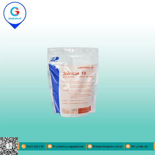 LINCOMED 10 ĐẶC TRỊ BỆNH ĐƯỜNG HÔ HẤP TRÊN HEO