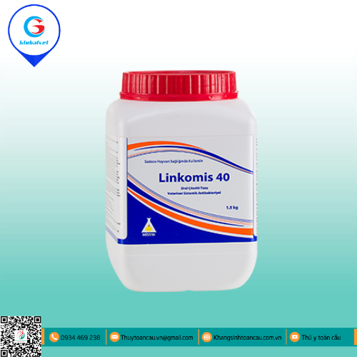 LINKOMIS 40 ORAL SOLUTION POWDER  ĐẶC TRỊ BỆNH ĐƯỜNG HÔ HẤP