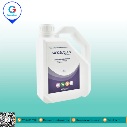 MEDSULTAN ĐIỀU TRỊ NHIỄM TRÙNG ĐƯỜNG TIÊU HÓA, HÔ HẤP