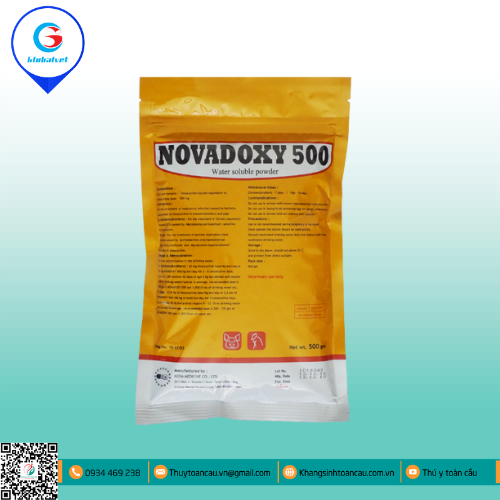 NOVA DOXY 500 ĐẶC TRỊ BỆNH ĐƯỜNG HÔ HẤP