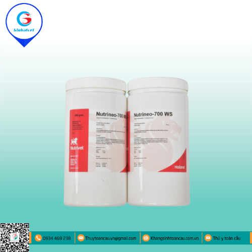 NUTRINEO 700 WS ĐẶC TRỊ BỆNH ĐƯỜNG HÔ HẤP, TIÊU HÓA