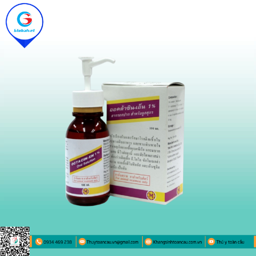 OCTACIN-EN 1% ĐẶC TRỊ BỆNH ĐƯỜNG TIÊU HÓA TRÊN HEO