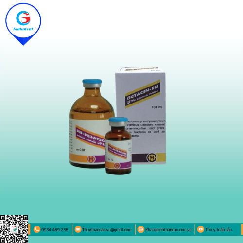 OCTACIN-EN 5% ĐẶC TRỊ BỆNH ĐƯỜNG TIÊU HÓA TRÊN VẬT NUÔI