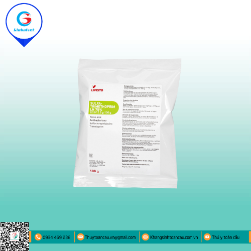 SULFA - TRIMETHOPRIM LH 75% ĐẶC TRỊ ĐẦU ĐEN, KÝ SINH TRÙNG ĐƯỜNG MÁU