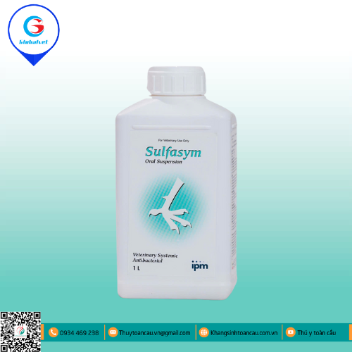 SULFASYM ORAL SUSPENSION  ĐIỀU TRỊ NHIỄM TRÙNG ĐƯỜNG TIÊU HÓA, HÔ HẤP