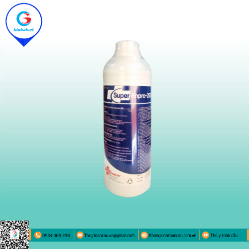 SUPER ENPRO-250 ĐẶC TRỊ BỆNH ĐƯỜNG TIÊU HÓA TRÊN GIA CẦM