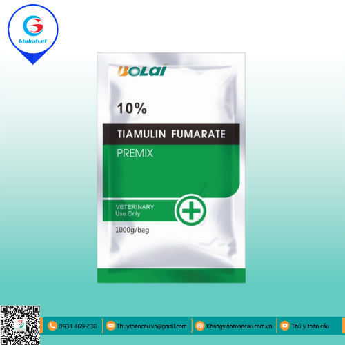 10% TIAMULIN FUMARATE PREMIX ĐẶC TRỊ BỆNH ĐƯỜNG HÔ HẤP