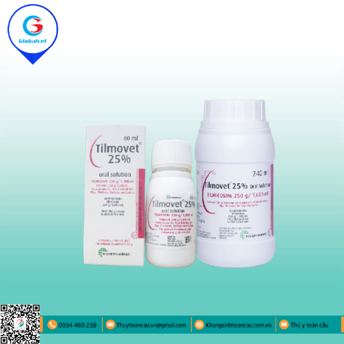TILMOVET 25% ORAL SOLUTION