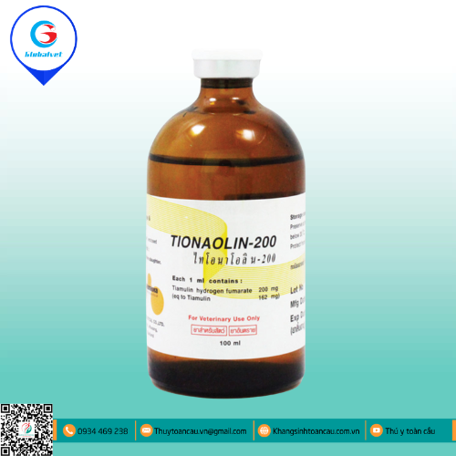 TIONAOLIN-200 ĐẶC TRỊ BỆNH VIÊM PHỔI