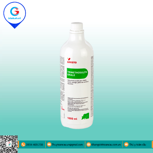 TRIMETHOSULFA ORALE ĐIỀU TRỊ NHIỄM TRÙNG ĐƯỜNG TIÊU HÓA, HÔ HẤP