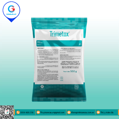 TRIMETOX ĐIỀU TRỊ NHIỄM TRÙNG ĐƯỜNG TIÊU HÓA, HÔ HẤP
