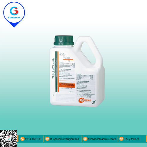 TRISULMIX LIQUID ĐIỀU TRỊ NHIỄM TRÙNG ĐƯỜNG TIÊU HÓA, HÔ HẤP