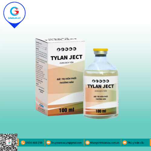 TYLAN JECT - ĐIỀU TRỊ ĐẶC BIỆT NHIỄM TRÙNG HÔ HẤP, VIÊM VÚ VÀ VIÊM NIÊM MẠC TỬ CUNG